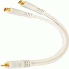 Steren 6 Python(TM) Series RCA Y Cable   1 Male To 2 Female