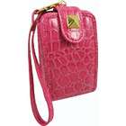 Crystal Case Pink Croc Cell Phone Case Cover with Wristlet  Universal 