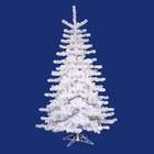   12 Pre lit Crystal White Artificial Christmas Tree   Clear Lights