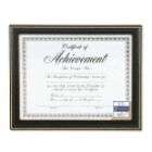 Black And Gold Document Frame  