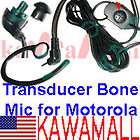 KAWAMALL Ear Vibration Transducer Mic Headset for Motorola MR355R 