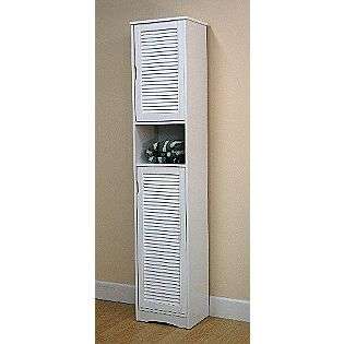 Louvered Door Tall Cabinet  Premier RTA For the Home Bathroom 