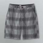 NSS Young Mens Hybrid Plaid Board Shorts