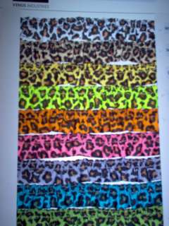 ruffled cheetah/leopard grosgrain ribbon trim 7/8x5yds  