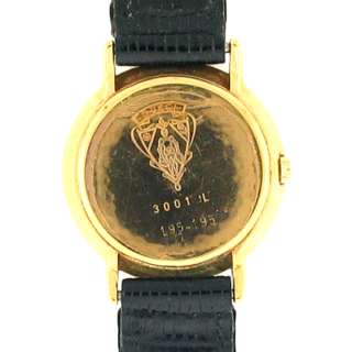 Gucci 3001L Gold Tone Black Dial Ladies Watch  