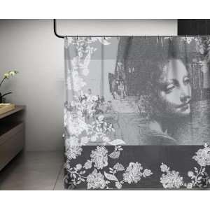  Mona Shower Curtain by EM in Grey