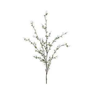  67 Button Tree Leaf Branch Green (Pack of 6)