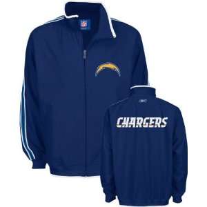  San Diego Chargers Navy Lines Full Zip Jacket