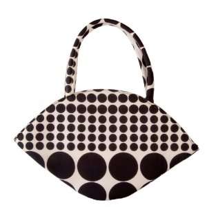  Black & White Ladies Cloth Handbag/Purse   Eco Friendly 