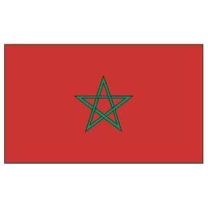  Morocco Flag 3ft x 5ft Polyester Patio, Lawn & Garden