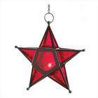 khol Exclusive Red Glass Star Lantern