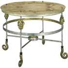 Flambeau Lighting Armory Coffee Table in Gold and Silver