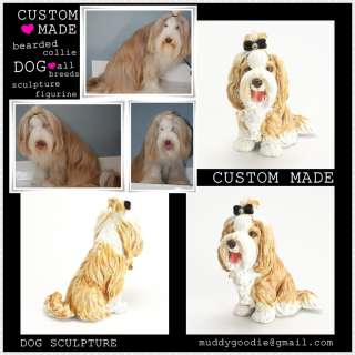   Sculpture Figurine any dog breeds cat or animals handmade craft gifts
