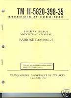 Radio AN/PRC 25, Field and Depot Maintenance Manual  