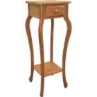 Ore 1 Drawer Plant Stand   Oak Finish