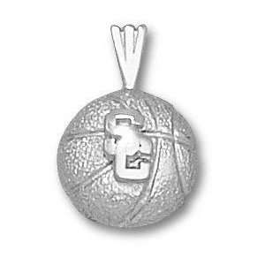  USC Trojans Solid Sterling Silver SC Basketball 1/4 