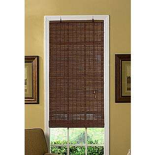 Venezia Flatstick Bamboo Roll Up 47.5 W x 72 L Cocoa  Radiance For 
