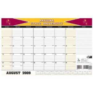   State Sun Devils 11x17 Academic Desk Calendar (August 2009  July 2010