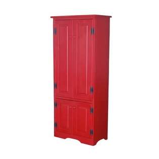 TMS Tall Cabinet   Color Red 