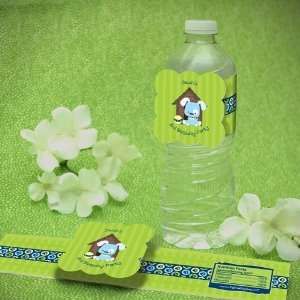   Boy Puppy Dog Birthday Party Water Bottle Labels Toys & Games