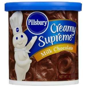 Pillsbury Creamy Supreme Frosting   Milk Chocolate, 16 Ounces  