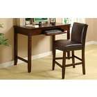 Poundex 2 pc counter height writing desk and chair set