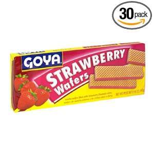 Goya Wafer Strawberry Cookies, 5.6 Ounce Grocery & Gourmet Food