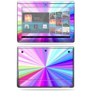   Vinyl Skin Decal Cover for Sony Tablet S Rainbow Zoom Electronics