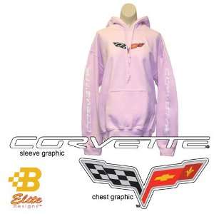 Brickels Racing Collectibles BDC6SW192  XXL C6 Corvette Pink Hooded 