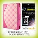   Book Case Cover + 2x Screen Protectors for  Kindle Touch  