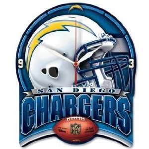 NFL San Diego Chargers High Definition Clock 