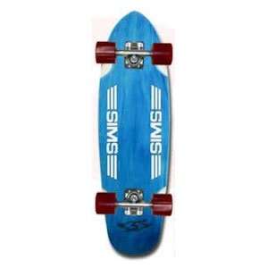  SIMS Competition Complete Blue Skateboard 8 x 29 Sports 