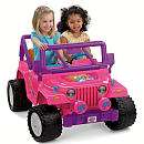   Wheels Fisher Price Barbie Jammin Jeep   Power Wheels   