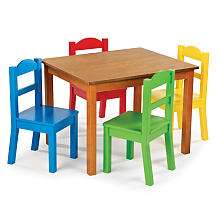 Tot Tutors Table & Chair Set   Dark Pine   Tot Tutors   BabiesRUs