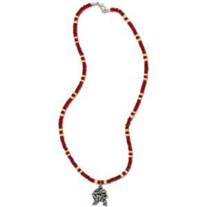  Maryland Terrapins Mens Wood Bead Necklace Sports 