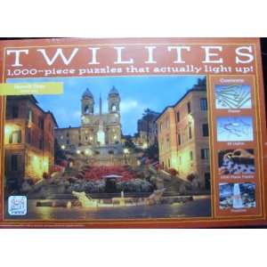  Spanish Steps, Rome, Italy 1000 Piece Puzzle With Lights 
