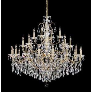  Nulco Lighting Chandeliers 481 32 03 Gold Lead Crystal 