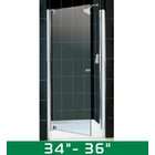 DreamLine Pivot Glass Shower Door Elegance DLSHDR413472801 DS 34x72 