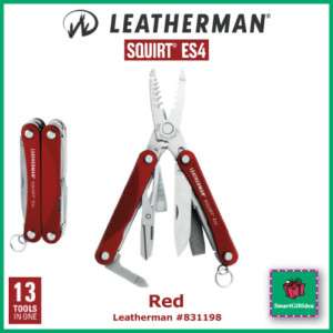 RED SQUIRT ES4_LEATHERMAN ELECTRICIAN SCIS TOOL #831198 037447299568 