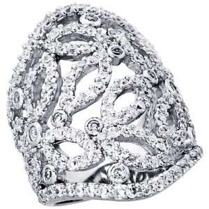  Silver Wedding & Engagement Ring Sterling Silver Diamondshaped 