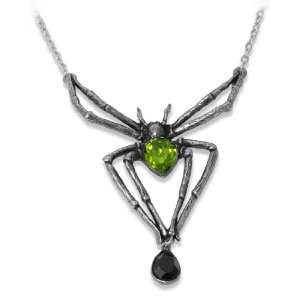 Emerald Venom Alchemy Gothic Spider Choker Jewelry