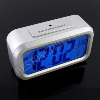 Snooze LED Large LCD Digital Backlight Alarm Clock B793  