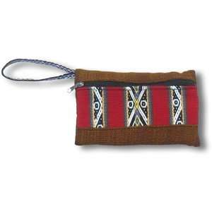  Peruvian Zipper Bag w/ Hand Strap 