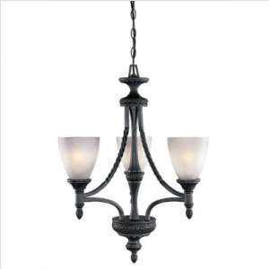   Mini Chandelier   Hammered Iron Collection   3943 89