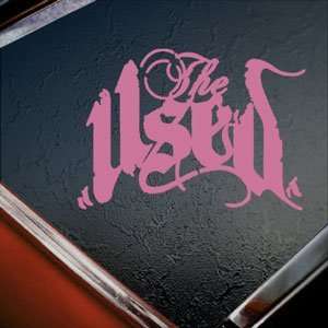  The Used Pink Decal Pop Punk Band Truck Window Pink 
