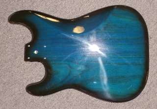 QUILT MAPLE TOP HARDTAIL ASH GUITAR BODY FITS FENDER STRATOCASTER 
