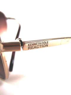 Kenneth Cole Reaction unisex KC2207 772 gold aviator sunglasses $60 