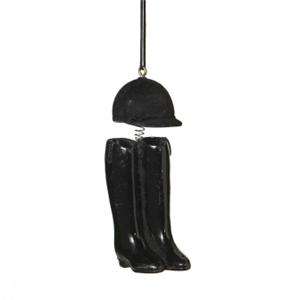 Riding Hat Boots English Dressage Christmas Ornament  