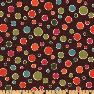   Moda Oh My Polka Dots Brown Fabric By The Yard Arts, Crafts & Sewing