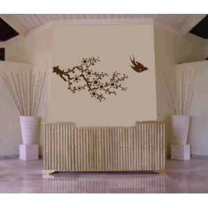  Branch with Bird Decal Sticker Wall Mural Art Graphic 